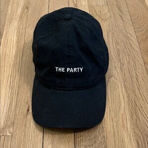 Black 'The Party' Hat